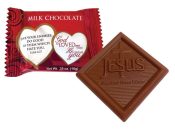 God So Loved Me Milk Chocolate Scripture Candy Bulk
