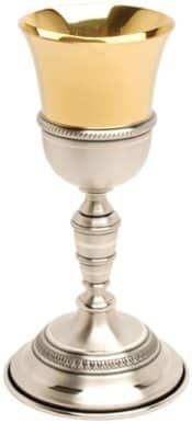 Gold and Silver Two Tone Communion Chalice 4 oz.