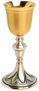 Gold and Silver Two Tone Communion Chalice 5 Oz