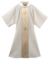 Gold Festive on Cream Deacon Dalmatic