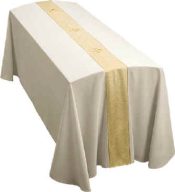 Cream Festive Funeral Pall