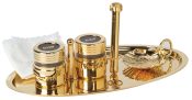Gold Plated Baptismal Set
