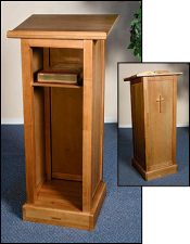 Full Church Lectern with Shelf