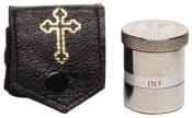 Holy Oil Stock with Leather Case