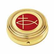 Ichthus Cross Communion Pyx