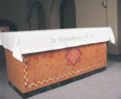 In Remembrance of Me Communion Table Cover Linen