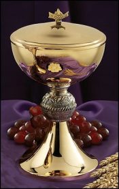 Loaves & Fish Ciborium with Cover