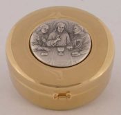Hospital Communion Pyx with The Last Supper 60 host