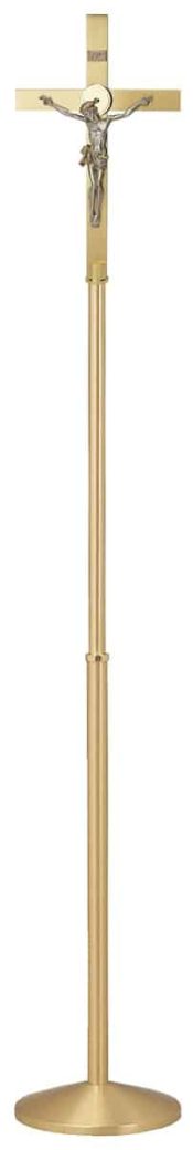 Two Tone Church Processional Crucifix