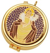 Communion Pyx with Jesus and Lamb 7 Cap