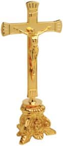 Gold Plated Church Altar Crucifx