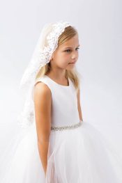 Lace First Communion Mantilla Veil