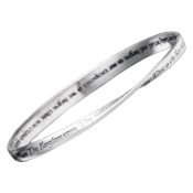 Lord's Prayer KJV Christian Bangle Bracelet