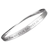 Lord's Prayer NIV Christian Bangle Bracelet