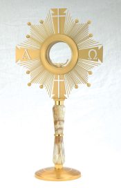 Monstrance with Alabaster Stem