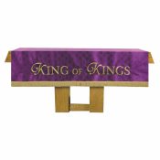 Maltese Cross Church Altar Frontal - Purple