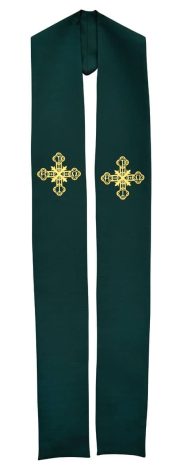 Maltese Cross Clergy Stole or Deacon Stole