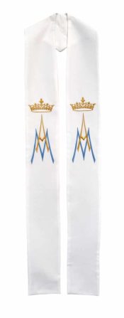 Marian Clergy Stole or Deacon Stole