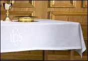 Altar Frontal with IHS Symbol 100% Linen