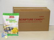 Old Fashioned Soft Lemon Scripture Candy Case