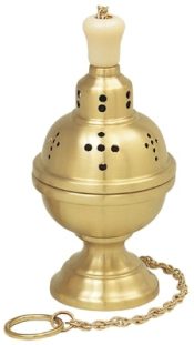 One Chain Church Censer and Boat
