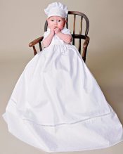 Boys Cotton Christening Baptism Gown