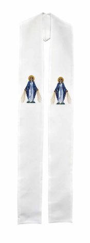 Our Lady of Grace Clergy Stole or Deacon Stole