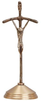 Pope John Paul Altar Crucifix Solid bronze,