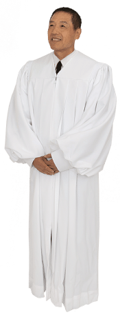 Pulpit Robe Plymouth White