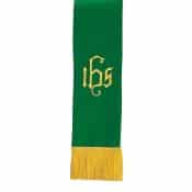 Maltese Church Jacquard Bookmark: White