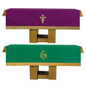 Reversible Church Altar Frontal - Purple & Green