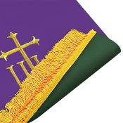 Reversible Flower Stand Cover Hunter/Purple Symbols