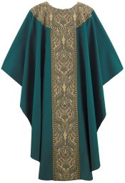 Roncalli Clergy Chasuble Hunter