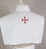 Pure Linen Cross/Vines design Mass Linens