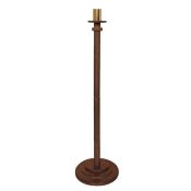 Round Base Church Paschal Candlestick - Walnut