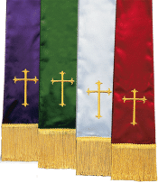 Satin Pulpit Clergy Stoles Set
