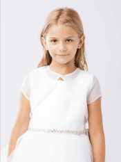 Short Sleeved Organza Bolero Jacket