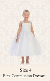 First Communion Dresses Size 4
