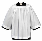 Square Neck Clergy Surplice