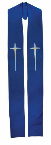 Star Cross Clergy Stole or Deacon Stole