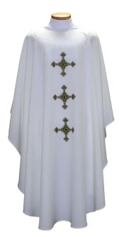 Triple Decorative Cross Clergy Chasuble