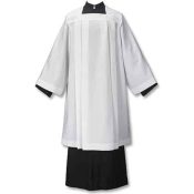 Plain Box Pleated Clergy Surplice