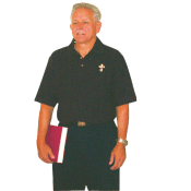 Men's Deacon Polo Shirt with Deacon Cross