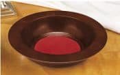 Walnut Stain Wood Church Offering Plate
