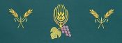 Wheat and Grapes Communion Altar Cloth