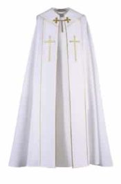 White Ave Maria Clergy Cope