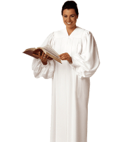 White Preaching Robes for Women