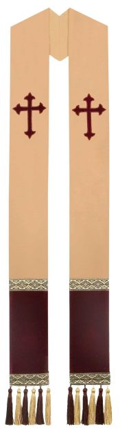 Tapestry Gold Clergy Overlay Stole