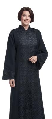 Murphy Robes Women's Black Clergy Robes