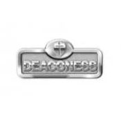 Deaconess Leadership Badge With Cross